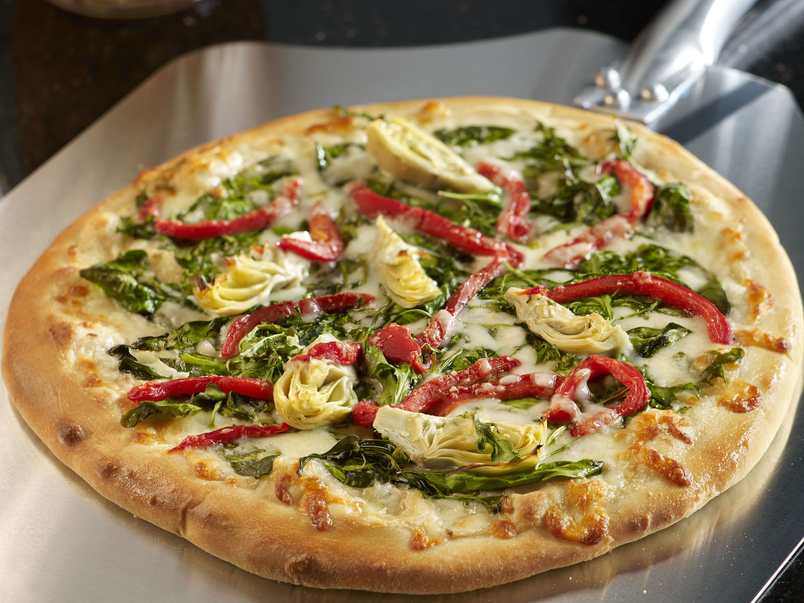 Spinach Arugula Artichoke Pizza Recipe Grande Cheese