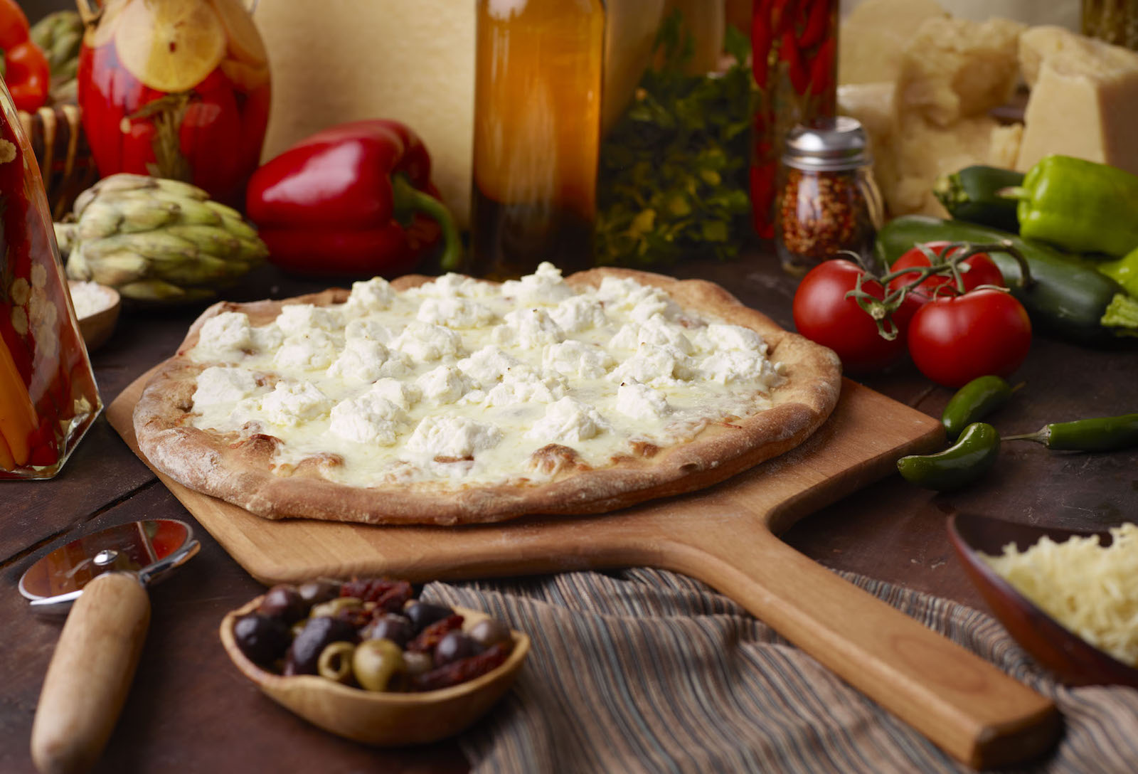 White Pie Pizza Recipe Grande Cheese