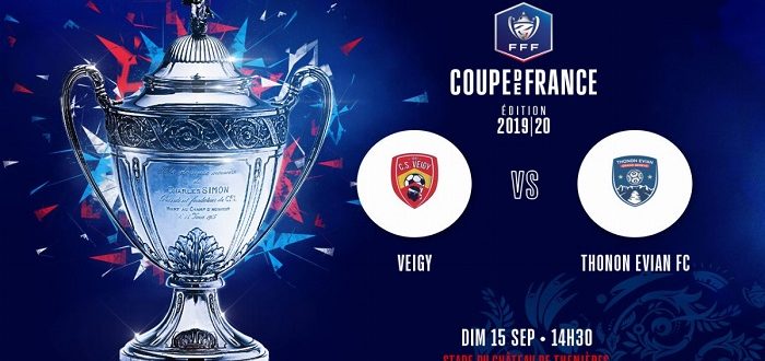 Thonon Evian Grand Genève Football Club - affiche cdf