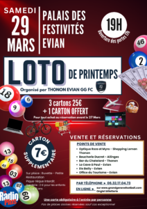 Thonon Evian Grand Genève Football Club - LOTO EVIAN