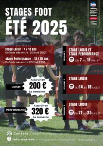Thonon Evian Grand Genève Football Club - affiche STAGE