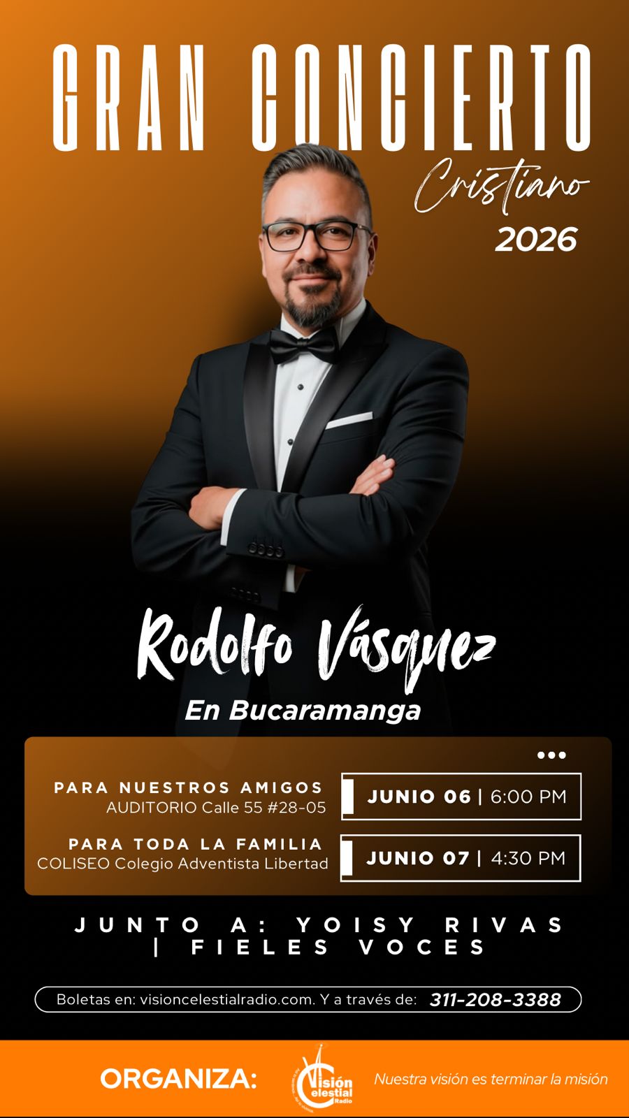 Hno RODOLFO VASQUEZ EN CONCIERTO