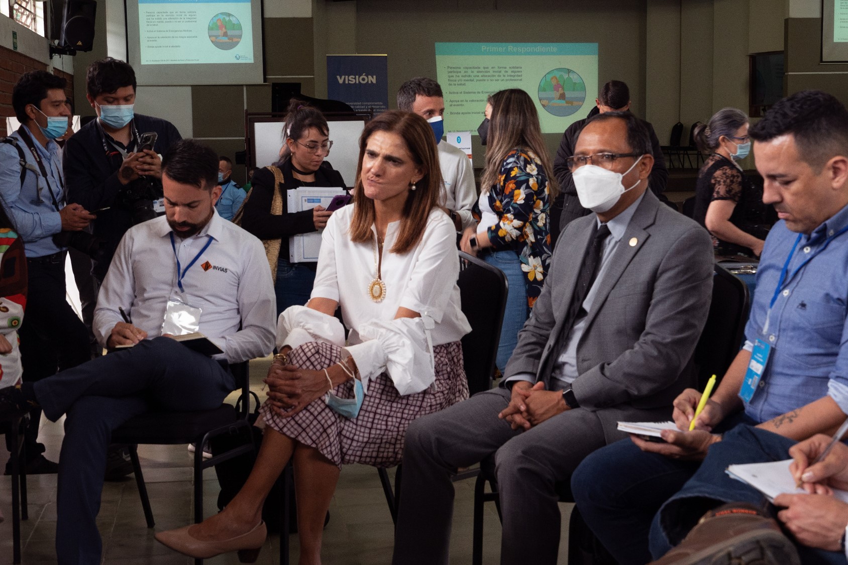 UNAC fue escogida como sede del lanzamiento del programa Primer Respondiente del Gobierno Nacional