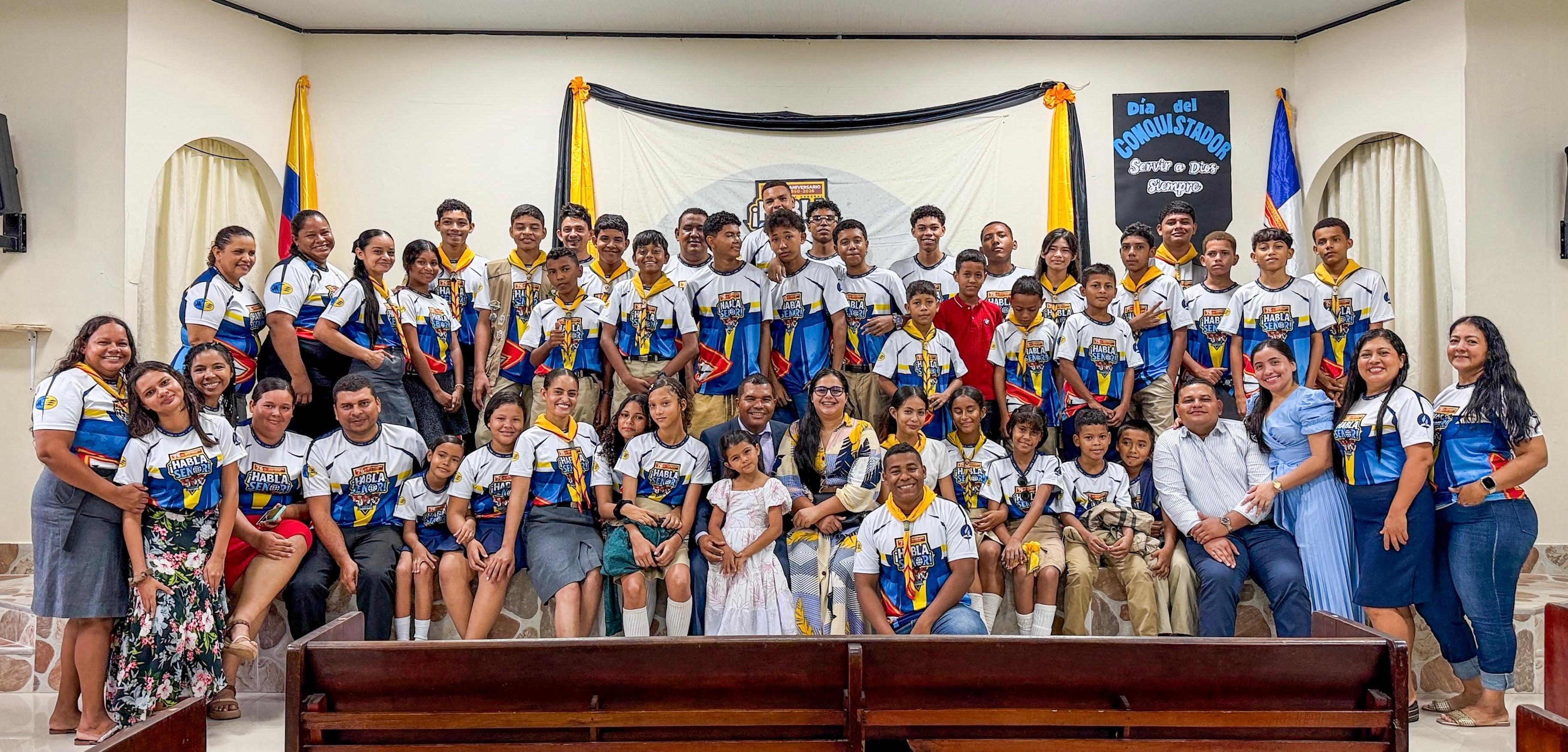 Conquistadores de la Asociación del Caribe Colombiano celebran su día llevando esperanza a las comunidades