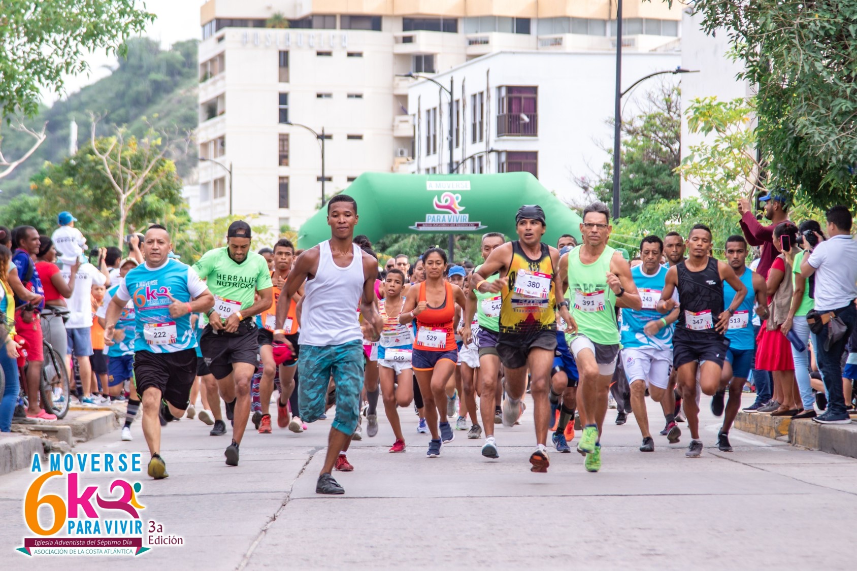 La carrera atlética 6K “Olimpiadas del mar” involucró a cientos de adventistas y amigos en Santa Marta
