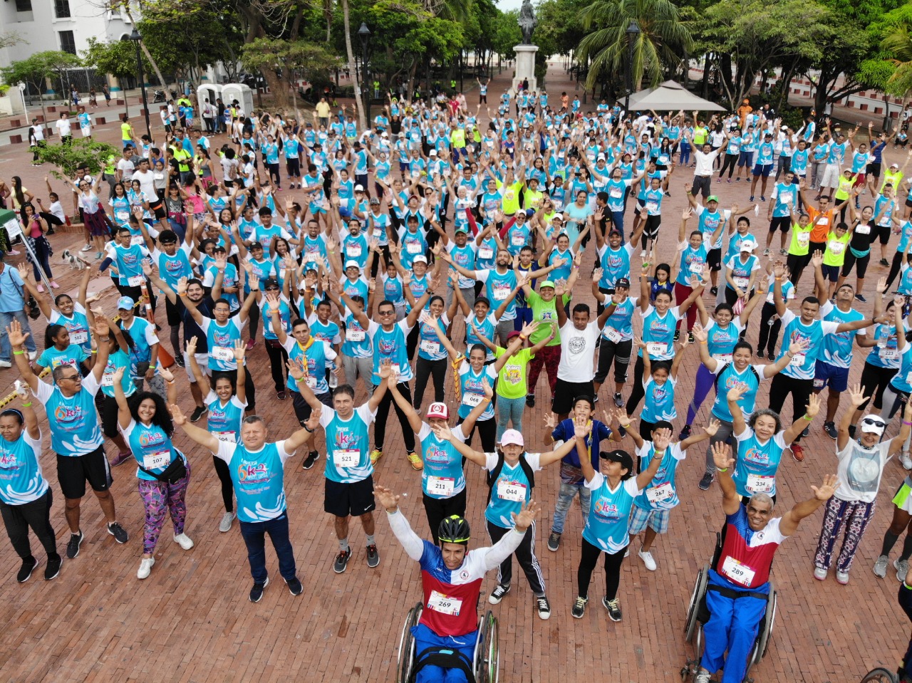 Más de 400 corredores participaron de A moverse para Vivir 6K Olimpiadas del Mar en Santa Marta