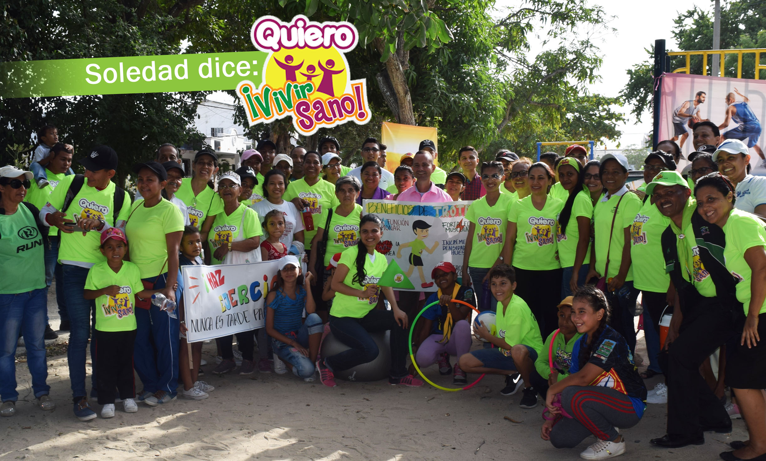 La iniciativa Quiero Vivir Sano llega a Soledad.