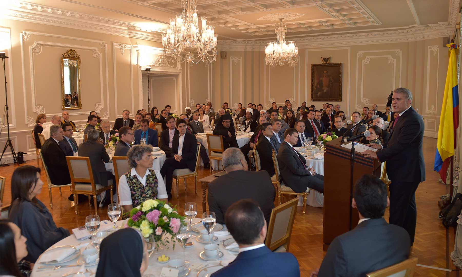 Encuentro entre líderes religiosos y el presidente de Colombia, reafirma el compromiso con la libertad Religiosa
