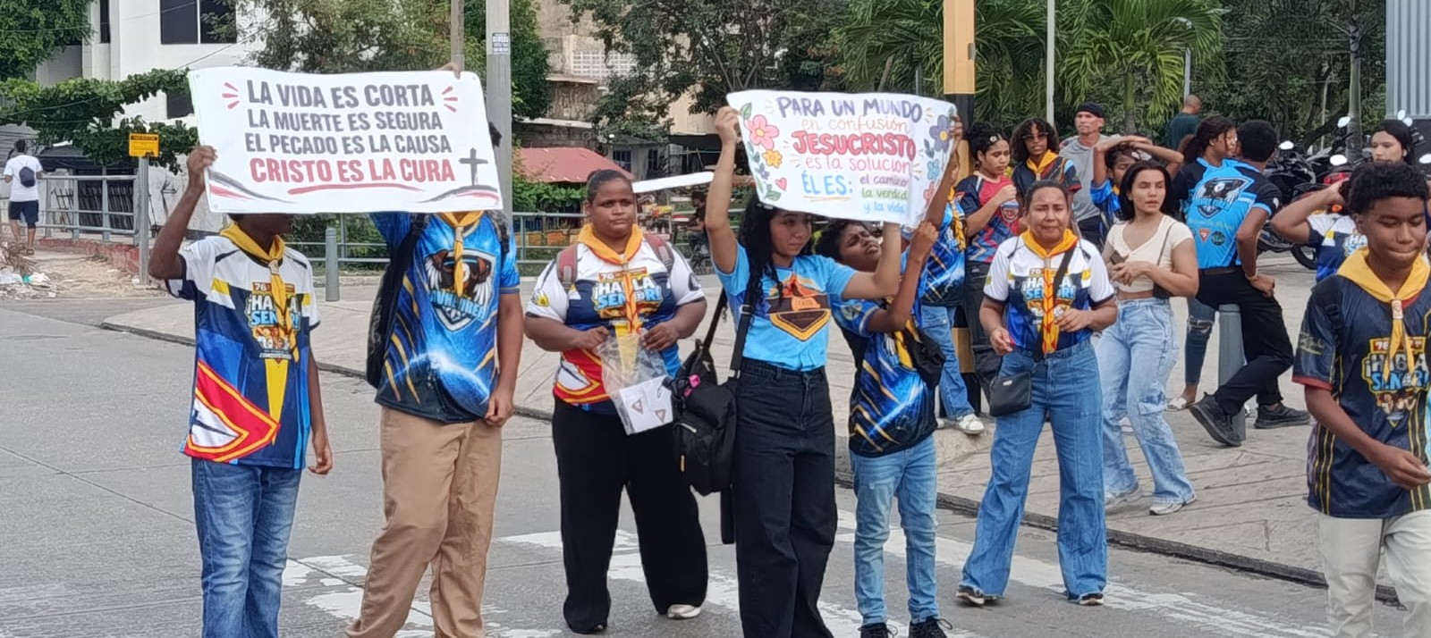 Conquistadores de Cartagena se toman la ciudad para llevar esperanza