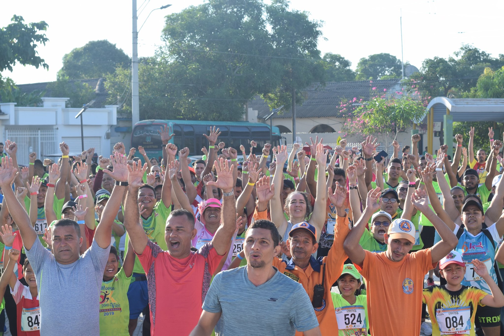 "A moverse para vivir" convocó a más de 800 personas en Sabanagrande