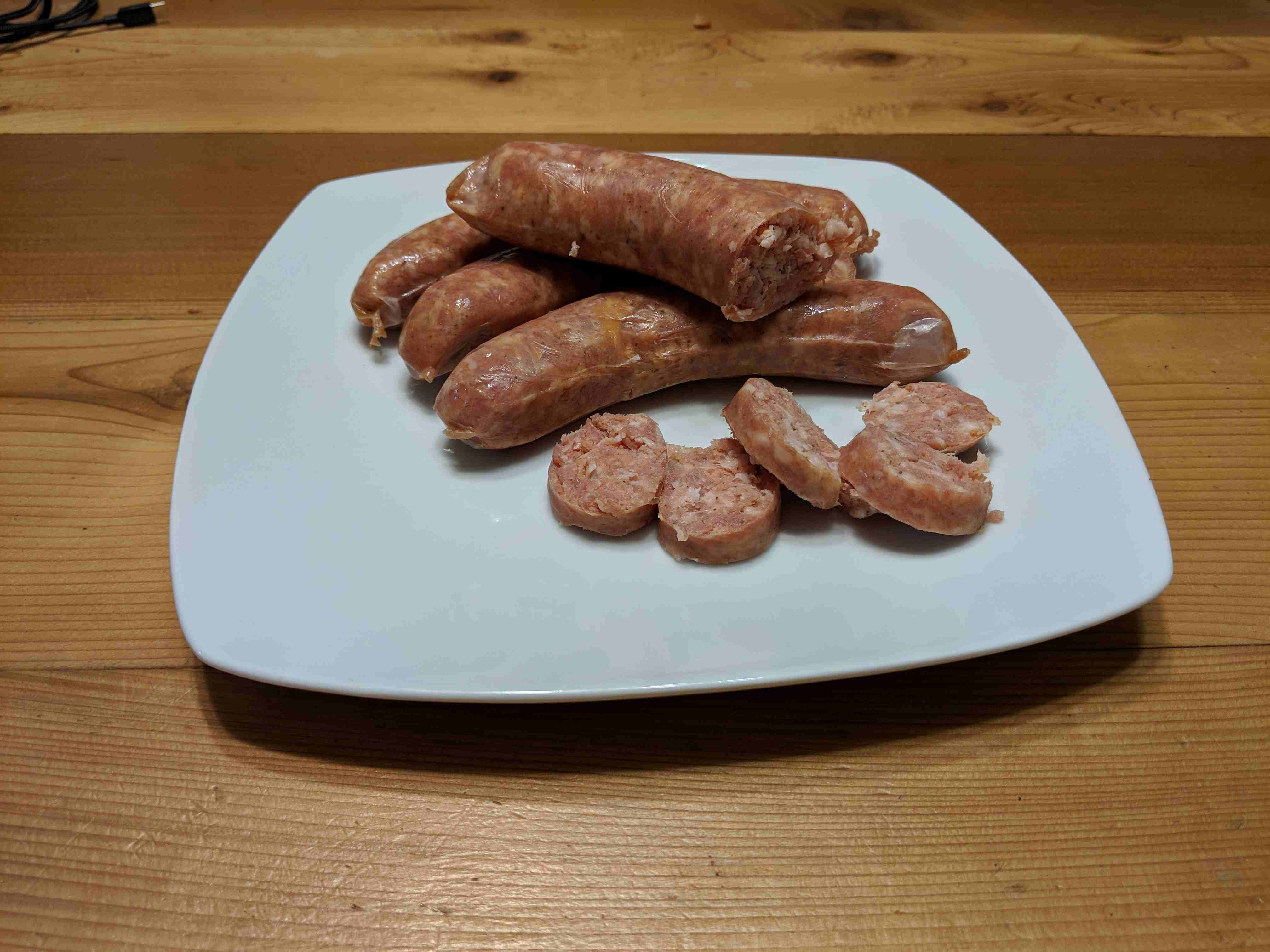 Country Style Smoked Pork Sausage links 4 Star Farm