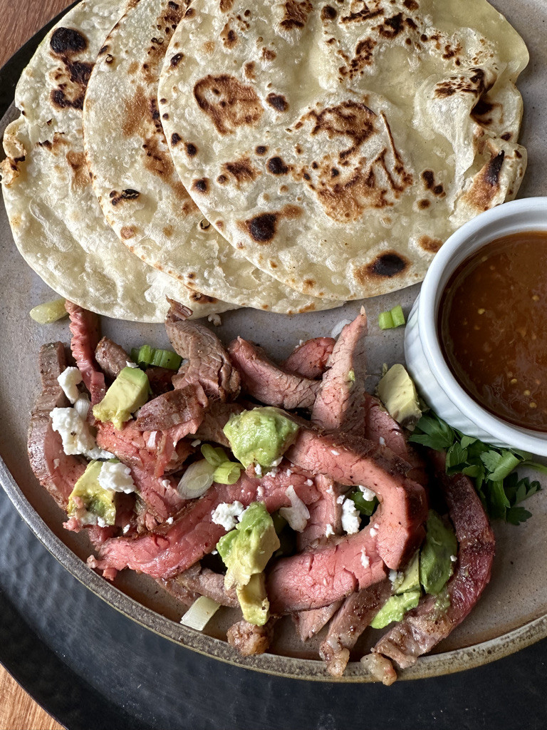 Barham Basics Flank Steak Tacos