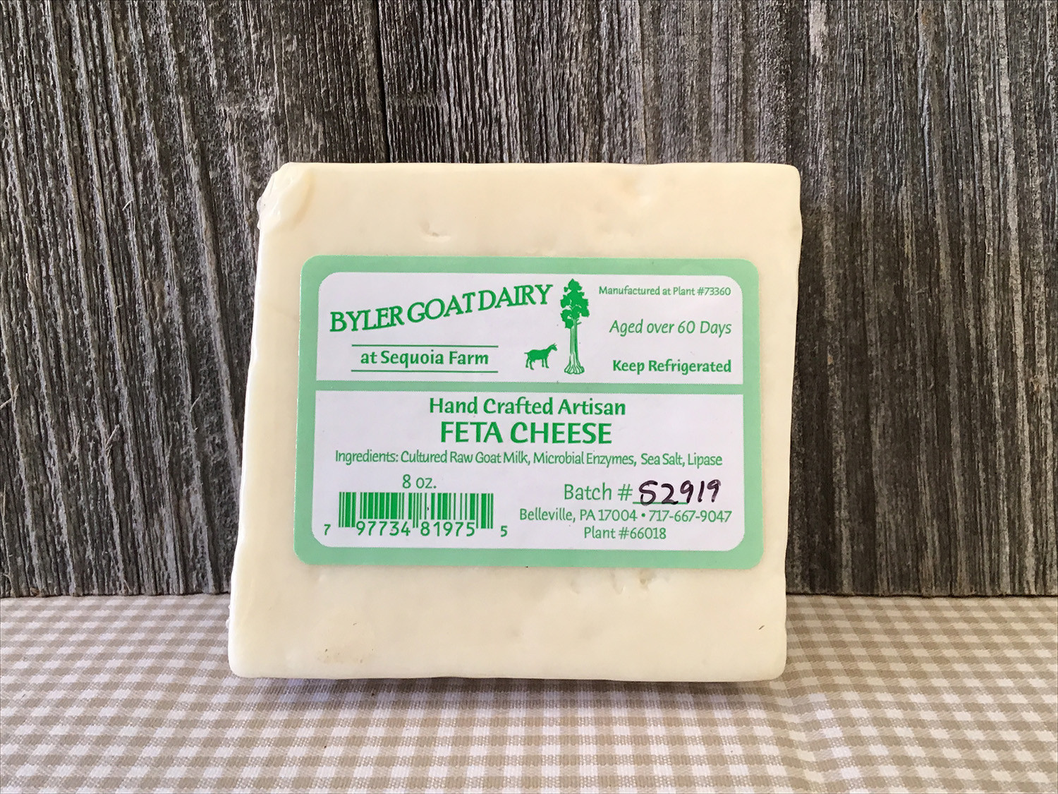 Raw Goat Feta Cheese Beiler Family Farm