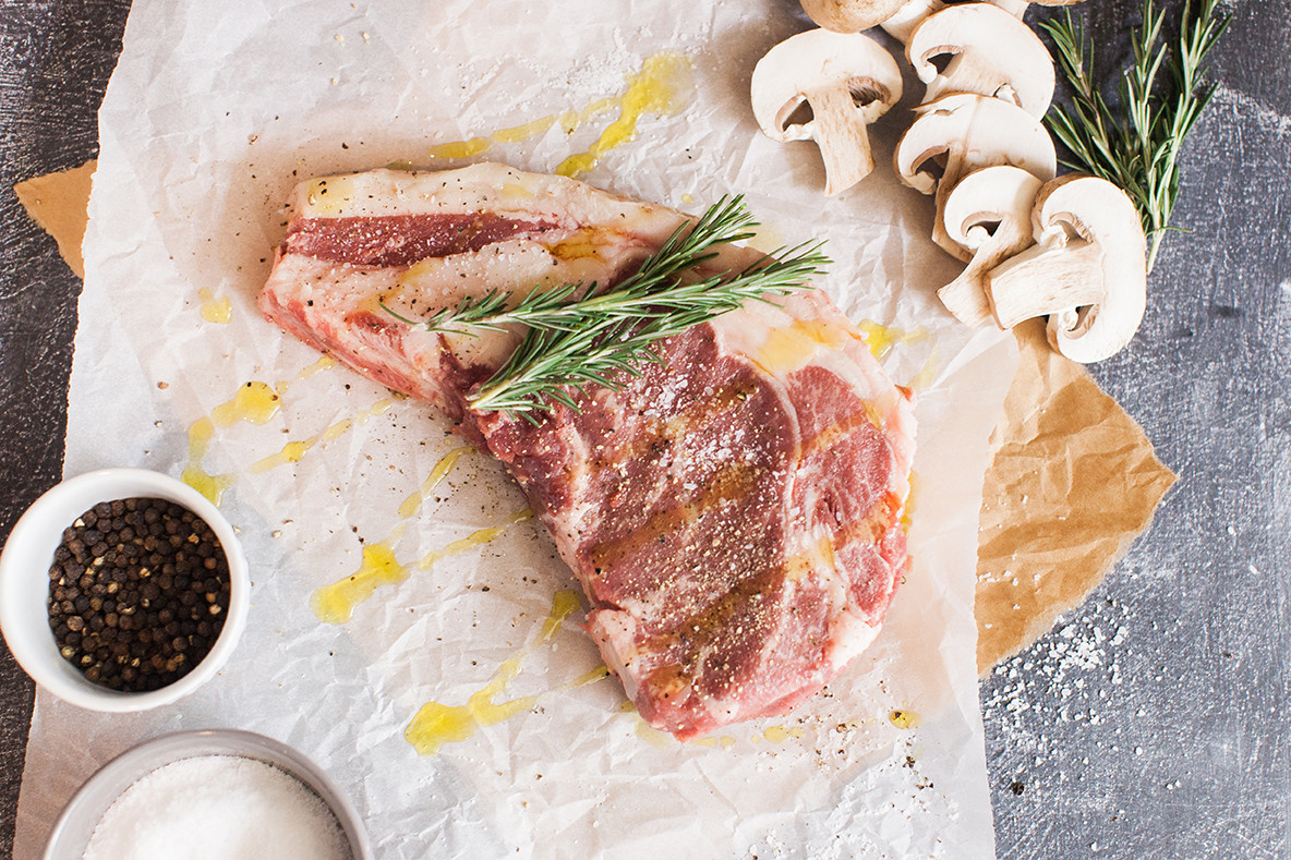 XL Ribeye Steak, LipOn Blue Silo Beef