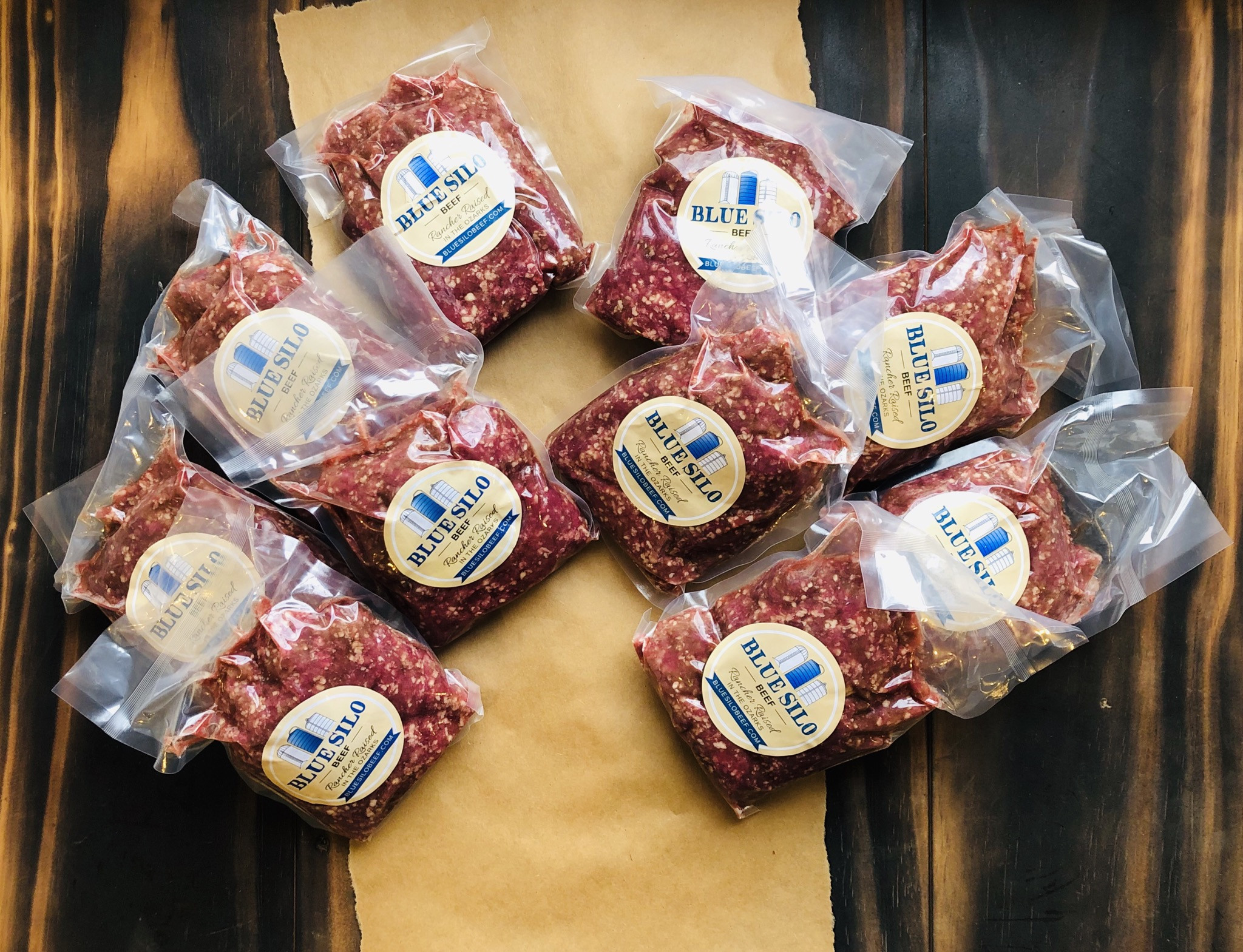 90/10 Ground Beef Bundle Blue Silo Beef