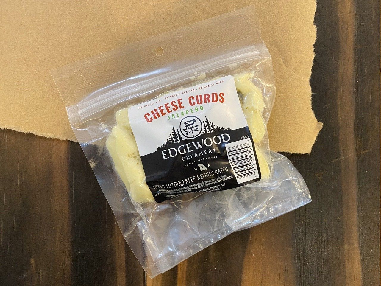 Jalapeño Cheese Curds, 4 oz Blue Silo Beef