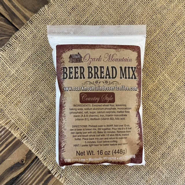 Ozark Mountain Beer Bread Mix, 16 oz Blue Silo