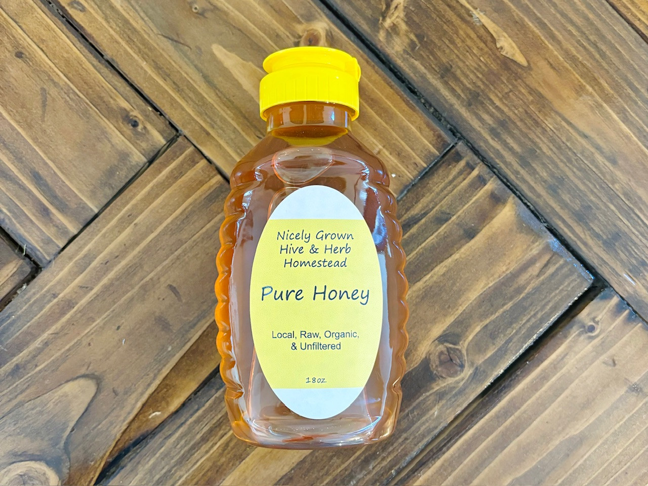 Local Raw Honey, 18 oz