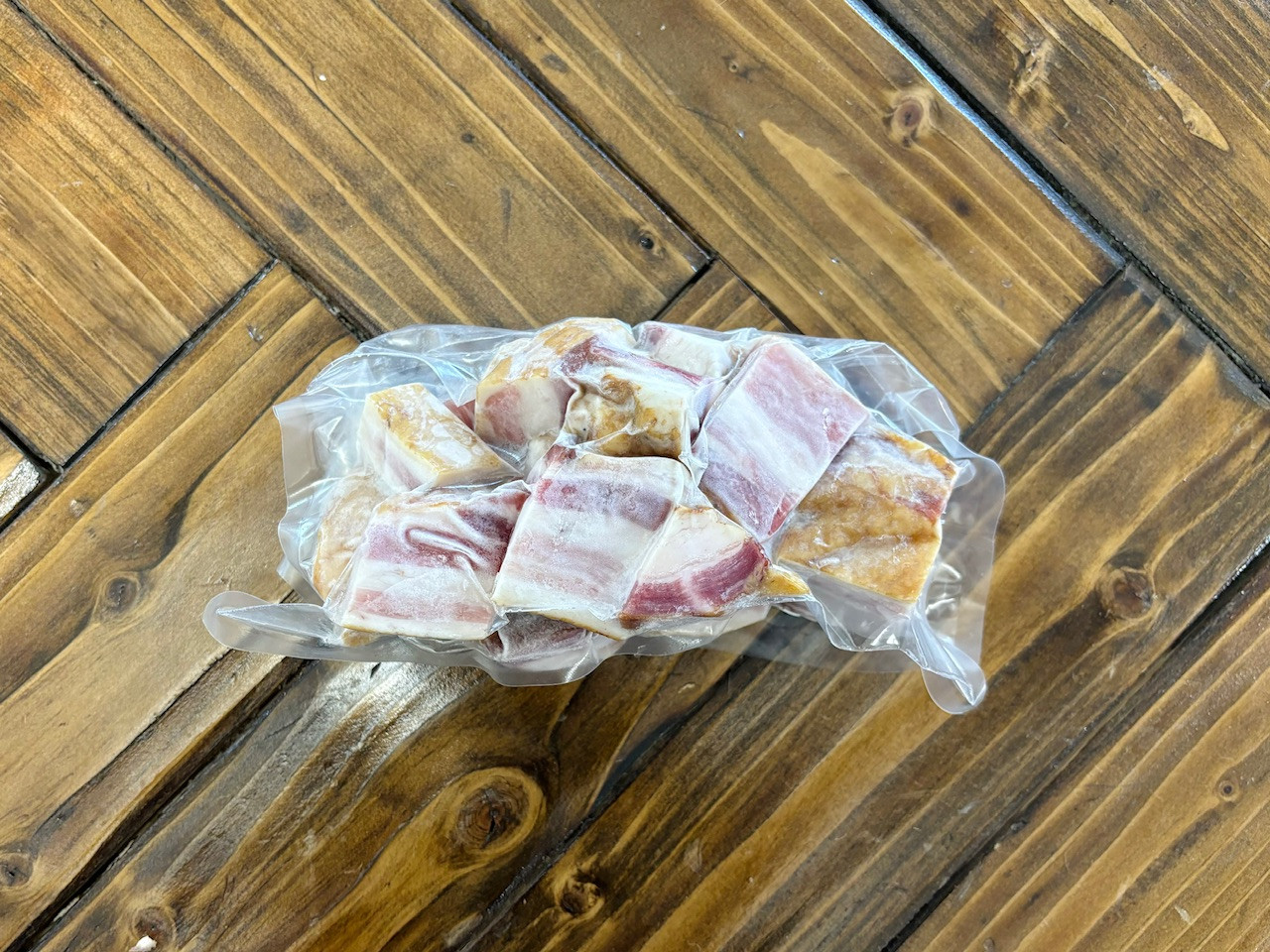 Hickory Smoked & Cured Pork Bacon Ends