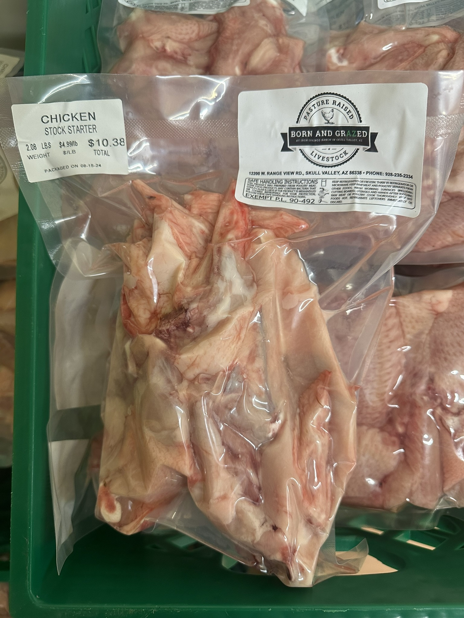Pasture Chicken; Stock/Soup Starter