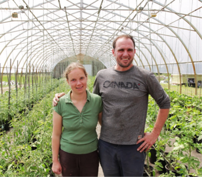 Luke & Katerina in Greenhouse