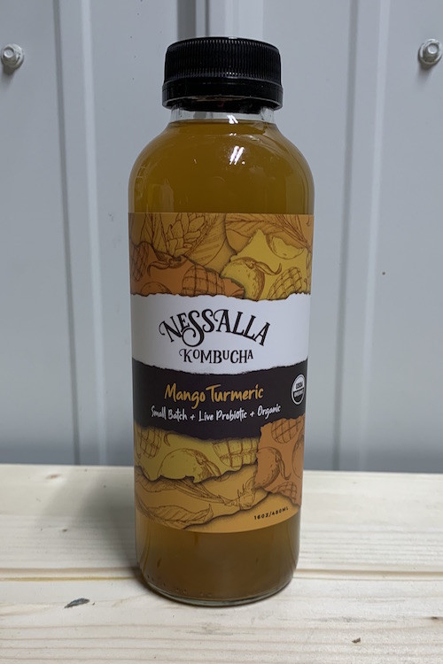Kombucha Mango Turmeric Bryant Family Farms