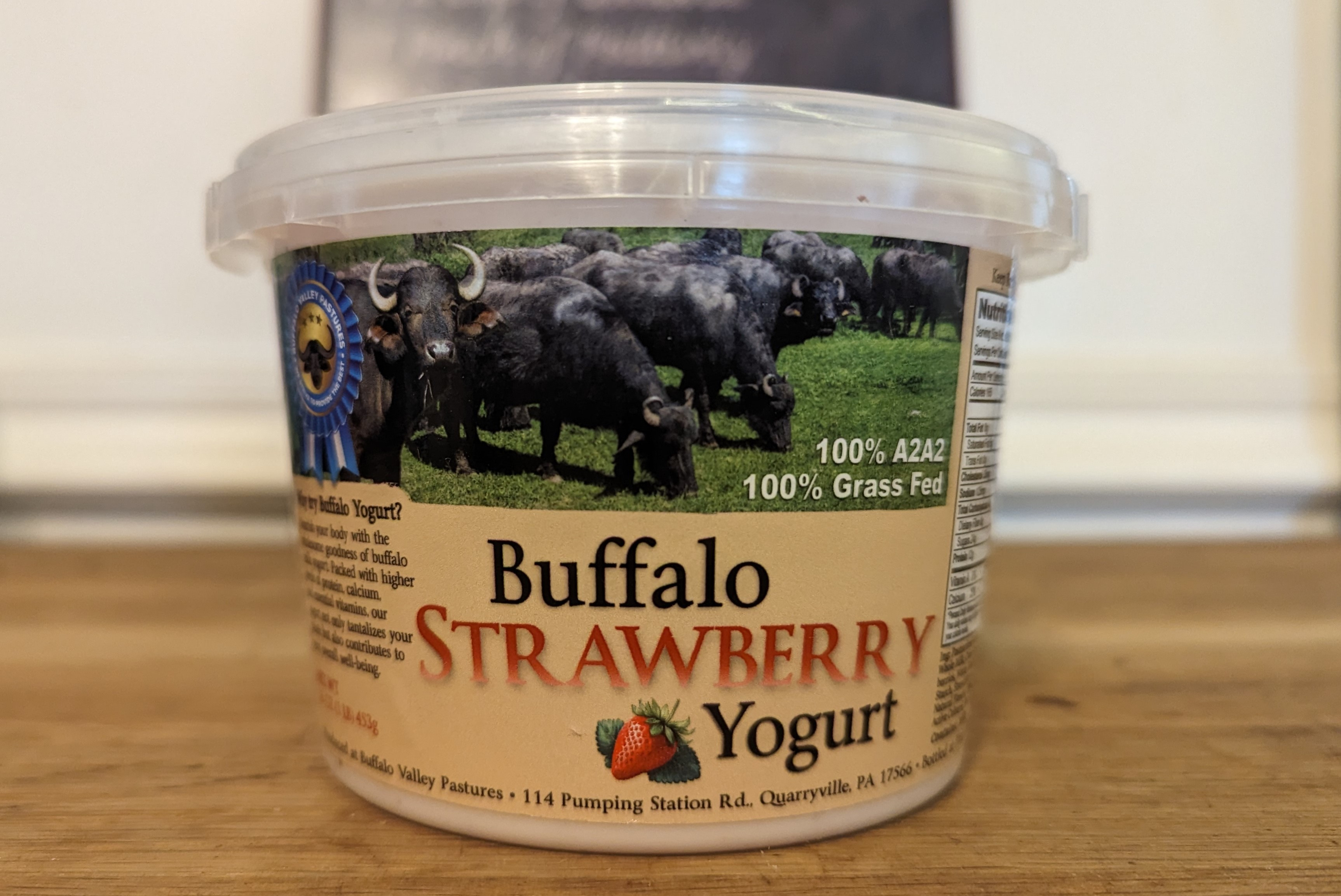 Water Buffalo Yogurt Buffalo Valley Pastures