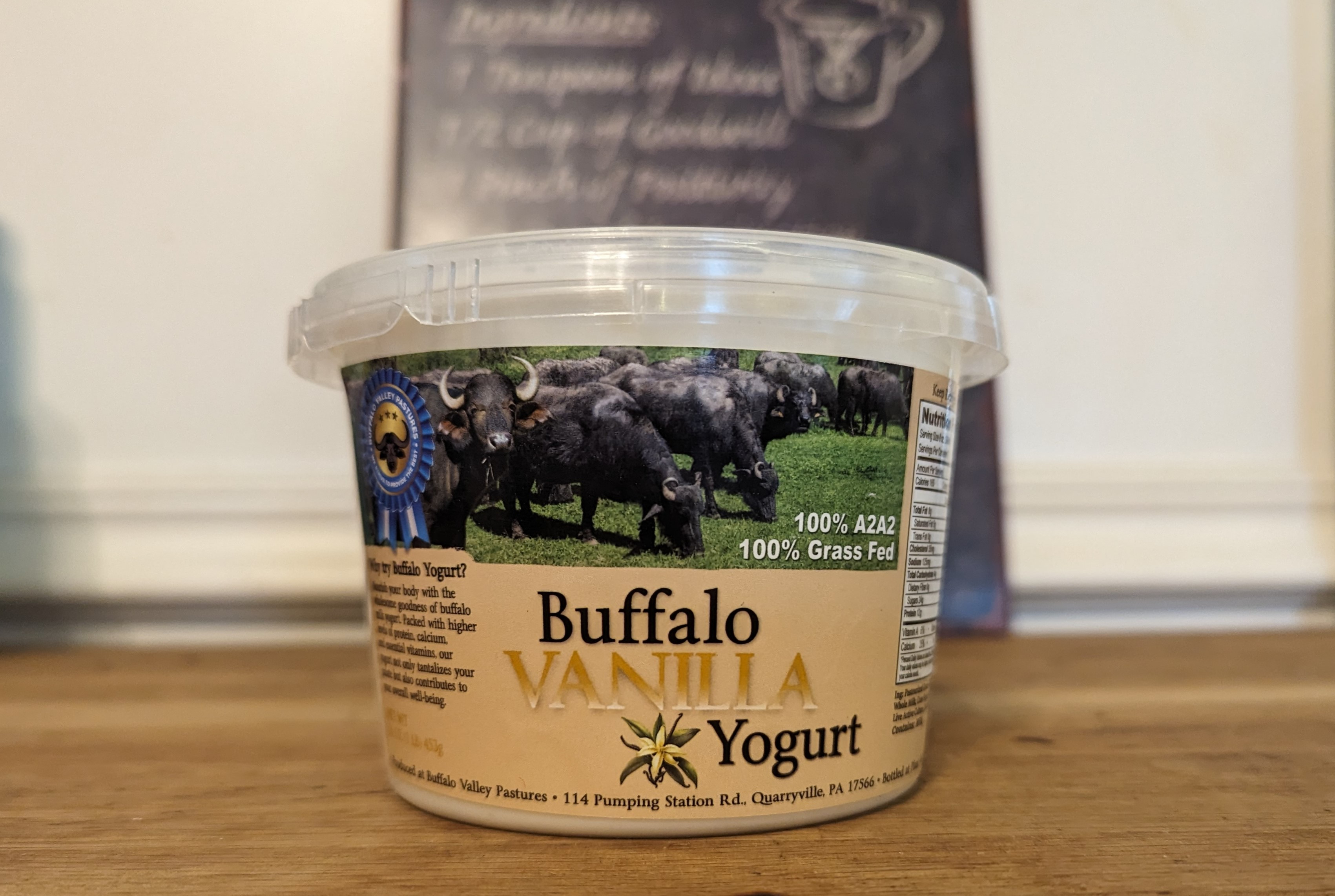 Water Buffalo Yogurt Buffalo Valley Pastures