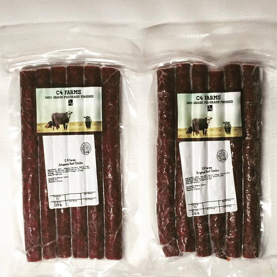 Beef Sticks Original C4 Farms