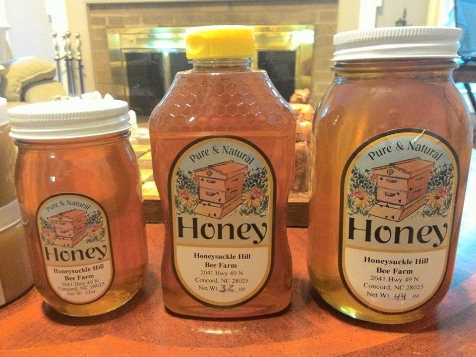 Local Honey 44 oz glass jar Creekside Farms