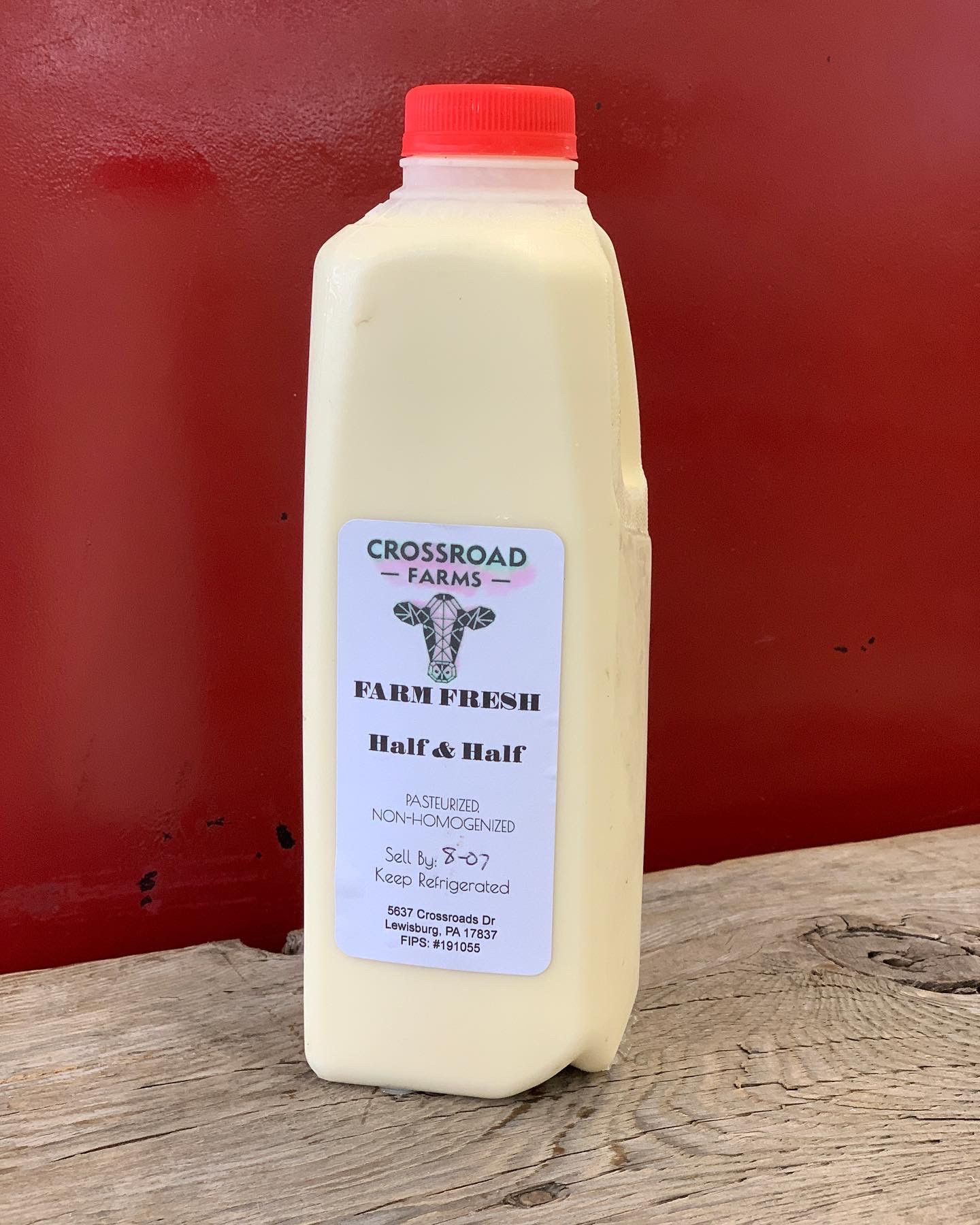 Half & Half Half Gallon Crossroad Farms