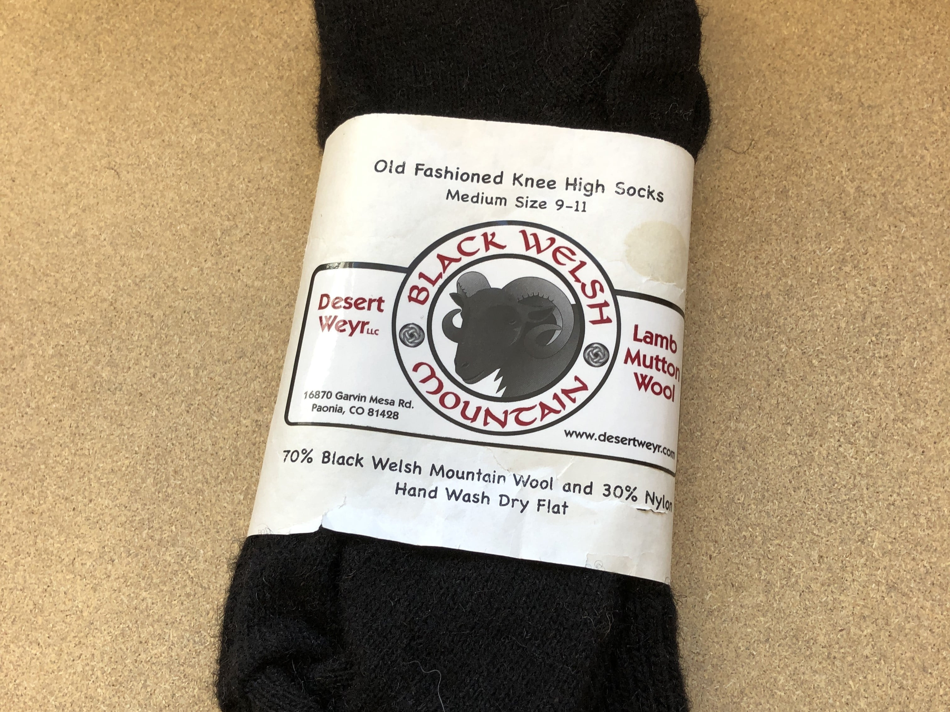Knee-High Hiking Socks (M, 9-11)