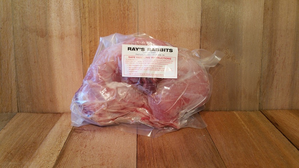 Rabbit Meat, Whole Fryer (Soy free GMO free) Dutch Meadows Farm