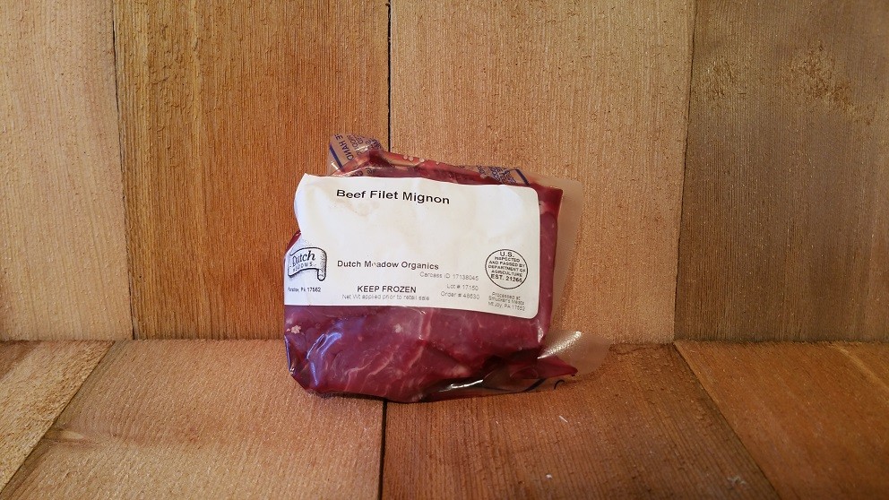 Beef Filet Mignon 8oz Dutch Meadows Farm