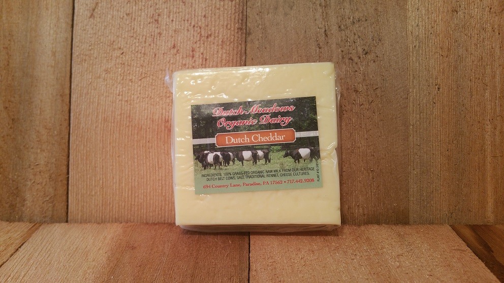 8 oz Dutch Cheddar Cheese Dutch Meadows Farm