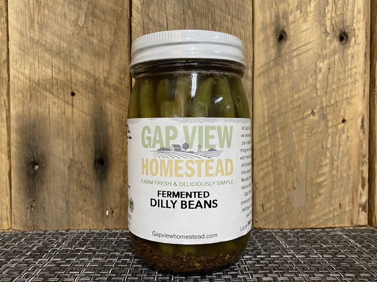 Fermented Dilly Beans Dutch Meadows Farm