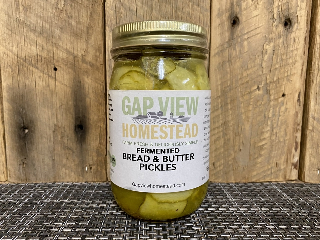 Fermented Bread and Butter Pickles Dutch Meadows Farm