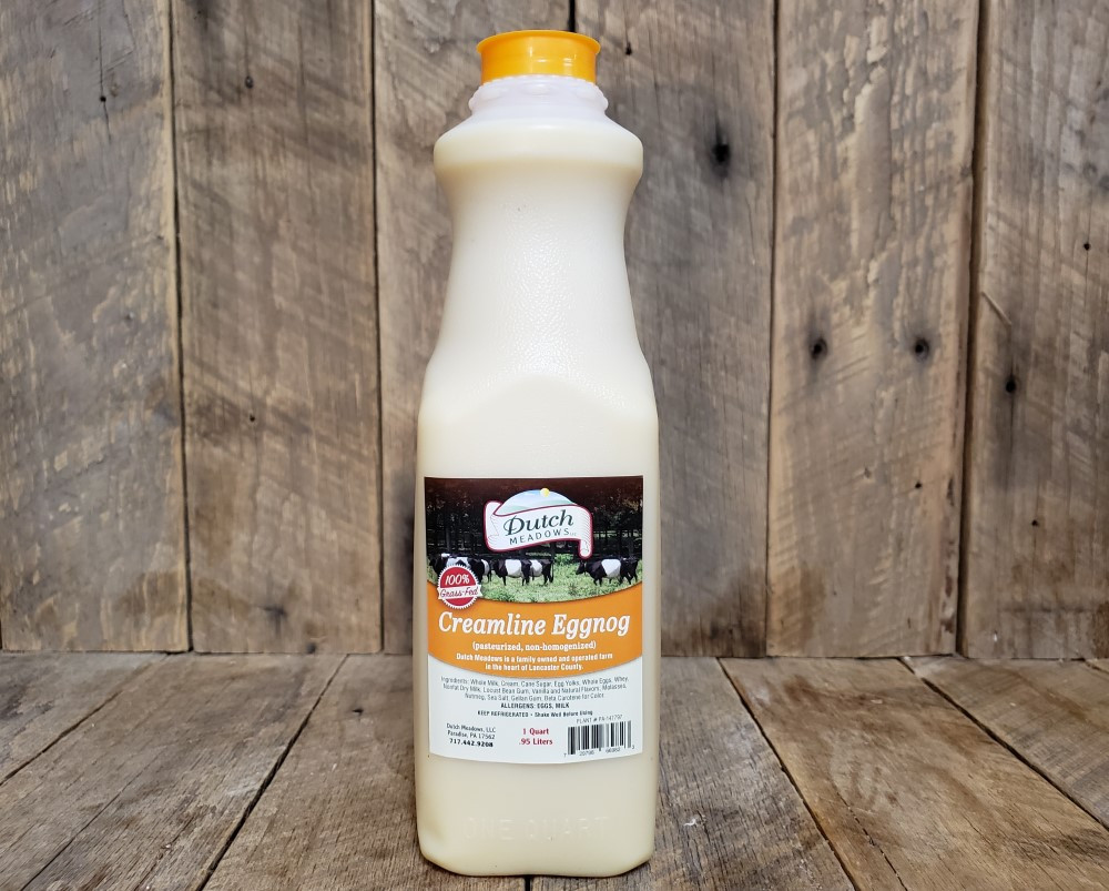 Quart Holiday Eggnog Dutch Meadows Farm