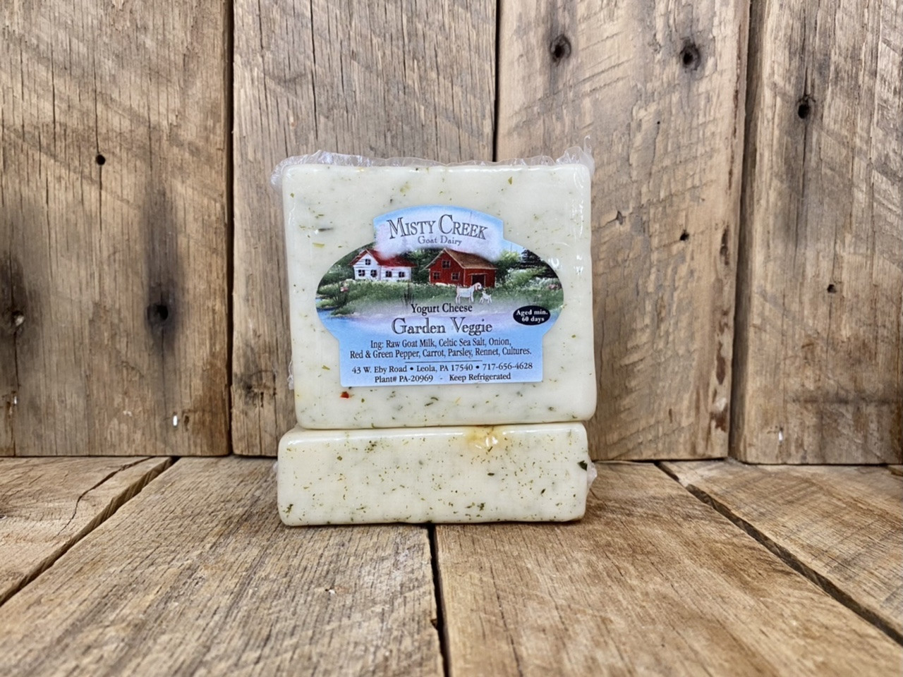 Garden Veggie Goat Yogurt Cheese Dutch Meadows Farm