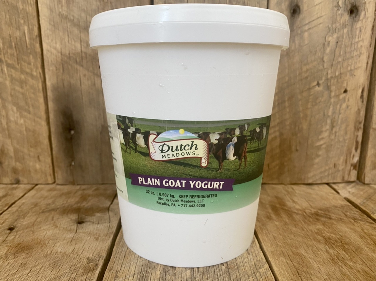 Quart Plain GOAT Yogurt Dutch Meadows Farm