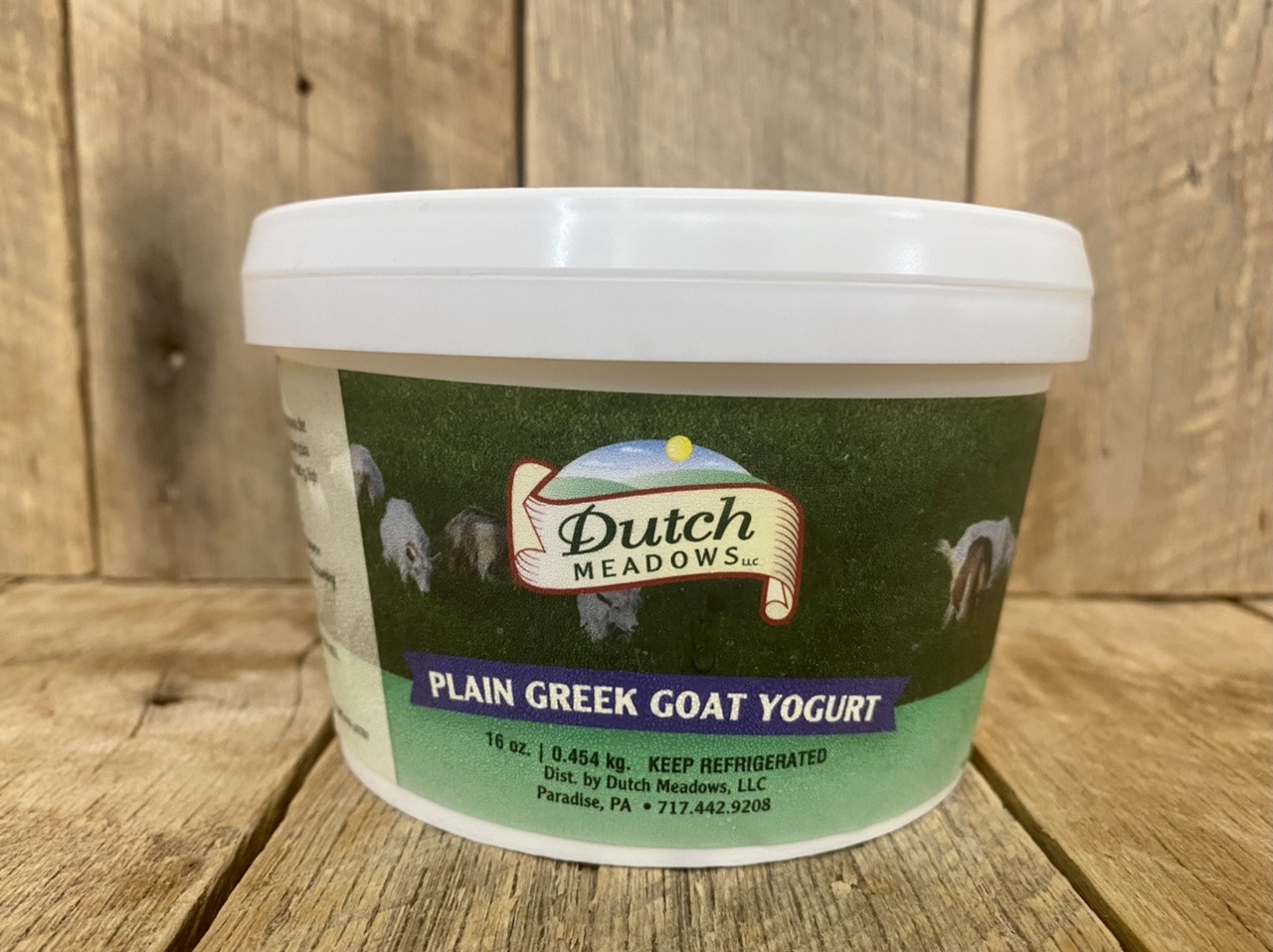 Plain Greek GOAT Yogurt Dutch Meadows Farm