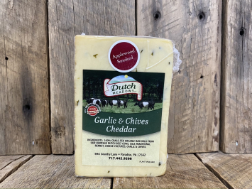 1 lb. Smoked Garlic-n-Chives Cheddar