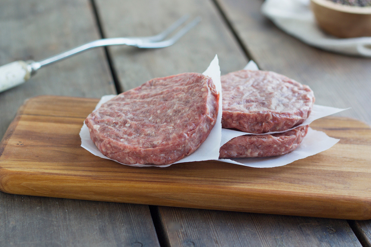 1/3 lb. Ground Beef Patties Fed From The Farm