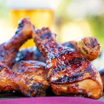 BBQ drumsticks for game day