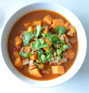 No Bean Turkey and Sweet Potato Chili