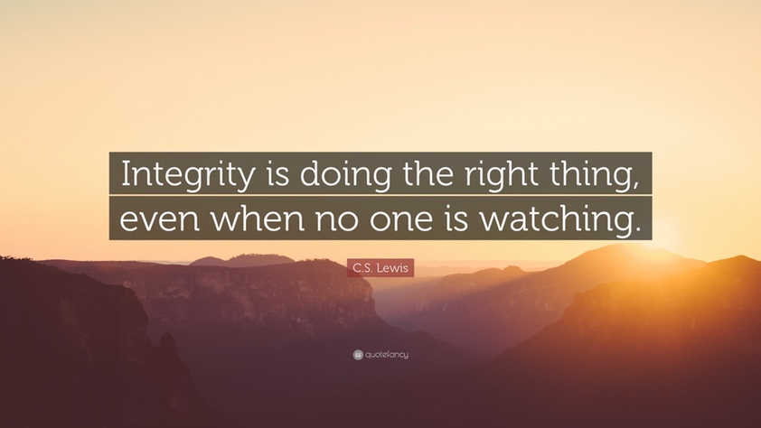 Lewis Quote On Integrity