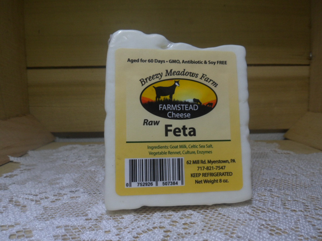 Goat Milk Cheese Feta (8 Oz. Block) HARMONY ACRES
