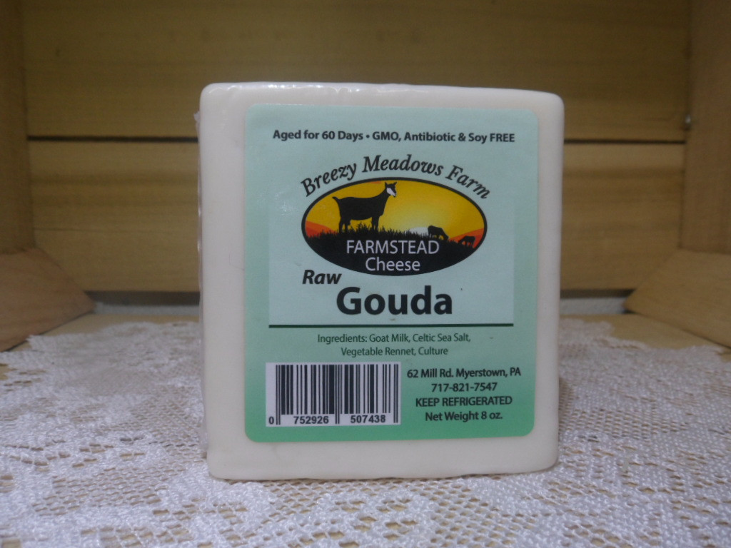 Goat Milk Cheese Gouda (8 Oz. Block) HARMONY ACRES