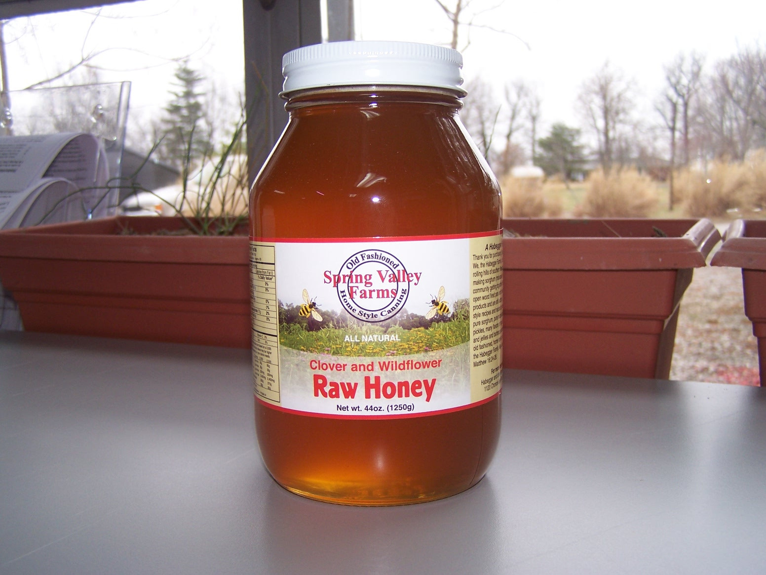 Spring Valley Farms Raw Honey, All Natural, Quart Healthy Harvest