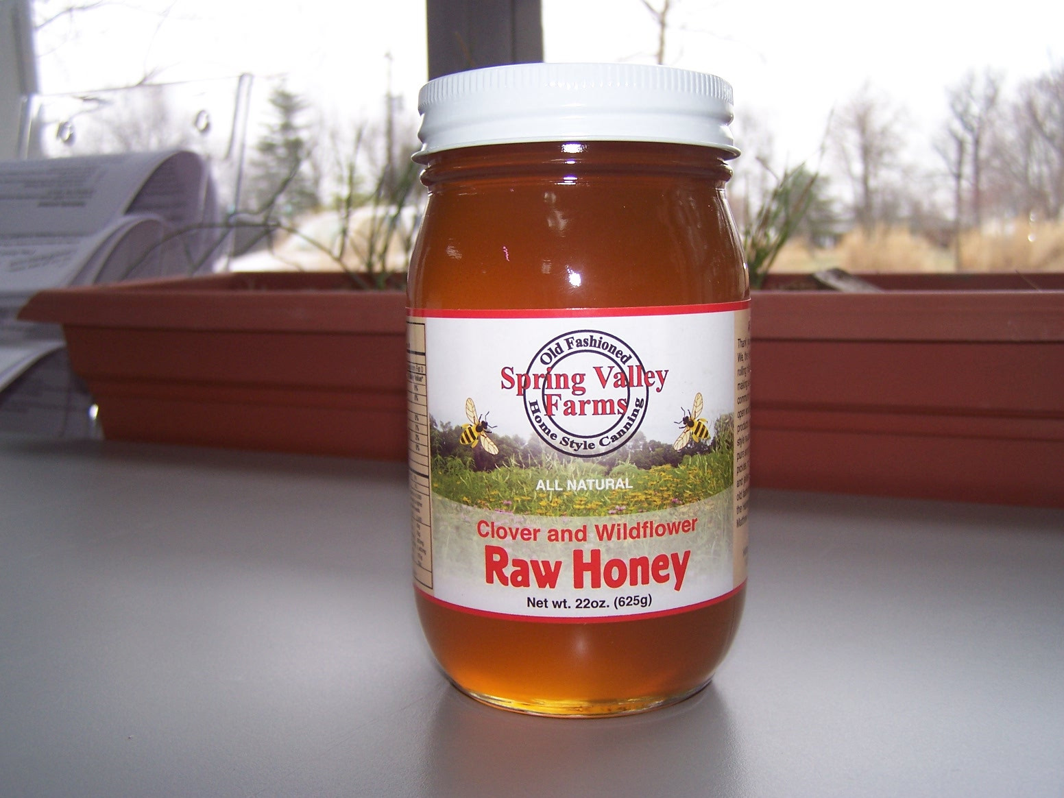 Spring Valley Farms Raw Honey All Natural Pint Healthy Harvest Buying Club